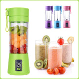 SHERICE USB Chargeable Juicer Blender 6 Blades 380ml