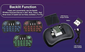 Mini Wireless Keyboard 2.4 GHz Air Touch-Pad Mouse Compatible With Android TV Box