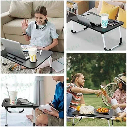 Multifunctional Foldable Wooden laptop Table