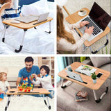 Multifunctional Foldable Wooden laptop Table