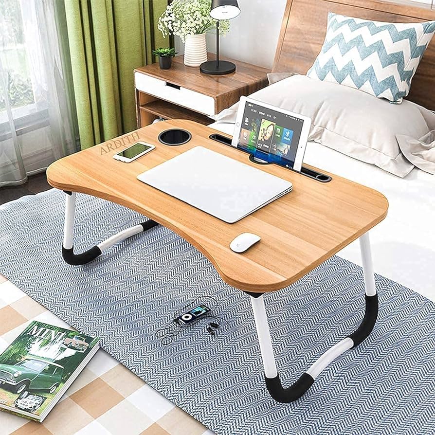 Multifunctional Foldable Wooden laptop Table